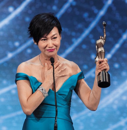 惠英紅今年4月以《幸運是我》3度拿下香港金像獎影后。（東方IC）