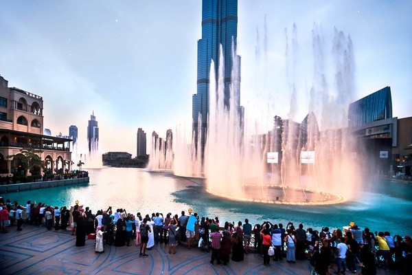 ▲著名杜拜噴泉。（圖／The Dubai Fountain粉絲頁）