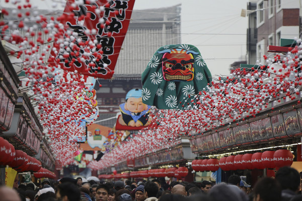 ▲▼東京淺草寺、仲見世通商店街             。（圖／達志影像／美聯社）