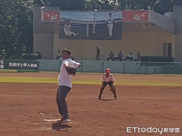 ▲林益全開球。（圖／記者歐建智攝）