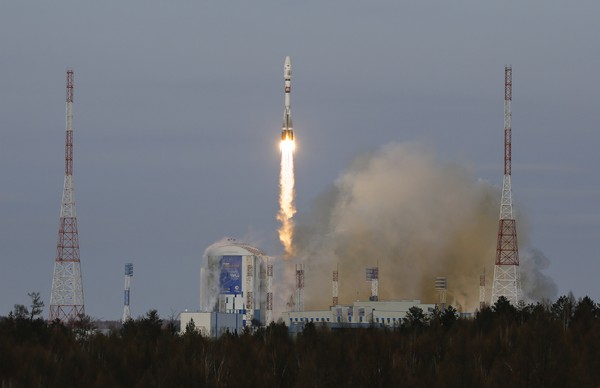 ▲▼俄羅斯發射聯盟2.1B號（Soyuz-2.1b）火箭。（圖／路透社）