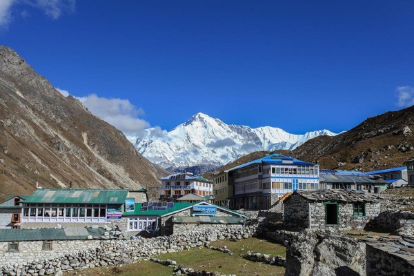 Gokyo可直視卓奧友峰（Cho oyu），為世界第六高峰。