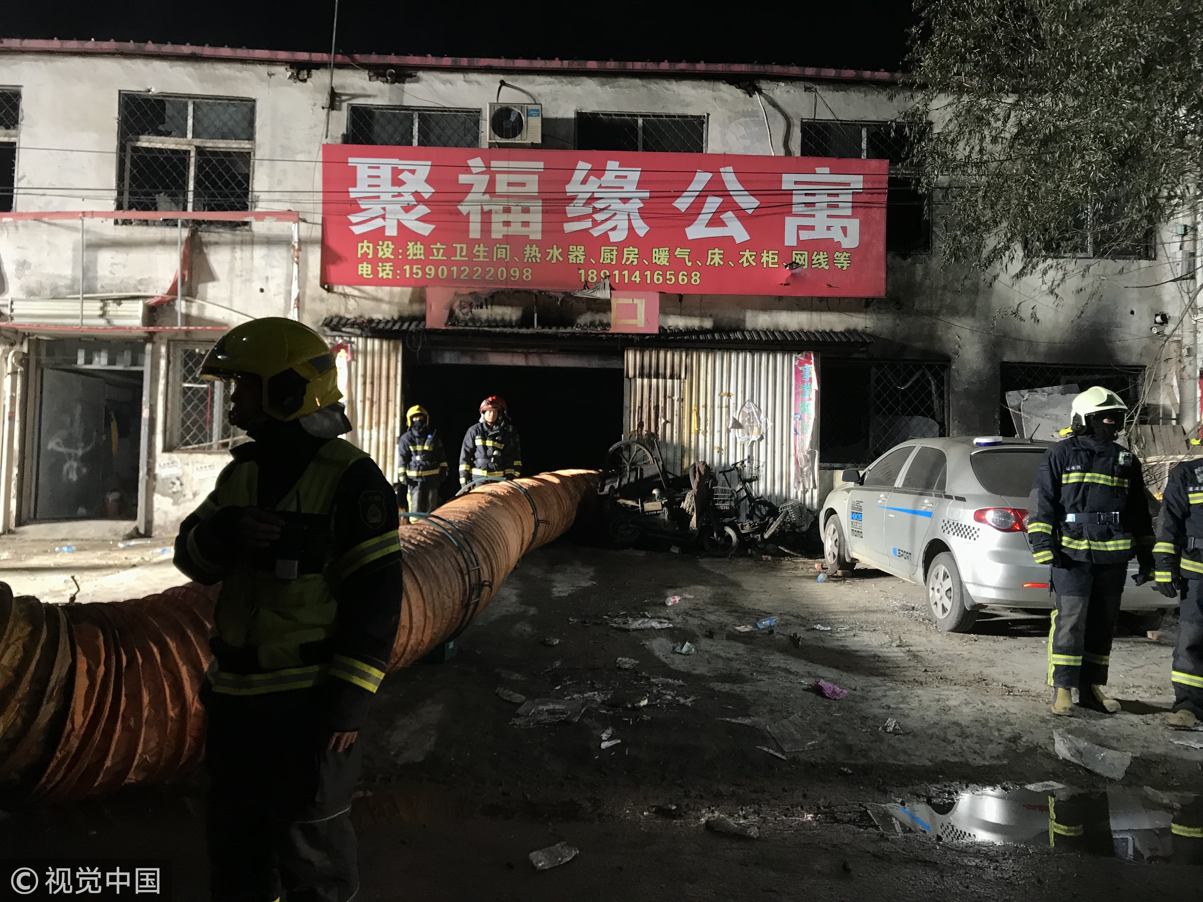 ▲北京市大興區聚福緣公寓11月發生重大火災，政府卻藉機開始將「低端人口」趕出北京。（圖／CFP）