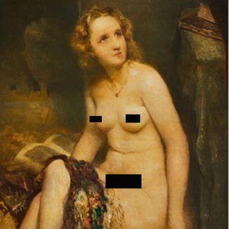 ▲希特勒妻子伊娃․布努恩的裸體油畫，即將拍賣。(圖／翻攝自德國畫報網站)