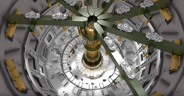 ▲▼國際熱核融合實驗反應爐（ITER）模型（圖／翻攝自iterorganization Youtube）