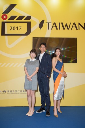 ▲▼六月、楊晴、吳念軒參加2017年新加坡國際影視展。（圖／TVBS提供）
