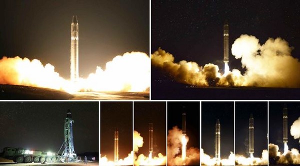 ▲北韓火星-15型導彈試射成功，最高領導人金正恩欣喜若狂。（圖／翻攝自勞動新聞）