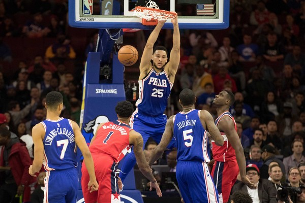 ▲七六人，西蒙斯（ben simmons）。（圖／路透社）