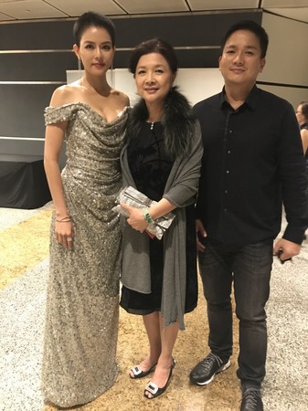 ▲▼2017亞洲電視奬，劉香慈有老公跟婆婆陪伴同行。（圖／民視）