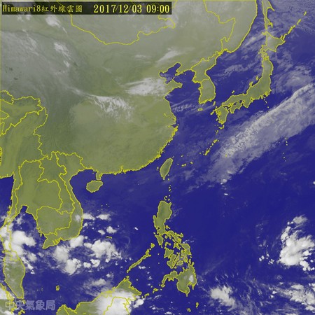 ▲▼明天起冷空氣報到。（圖／翻攝自氣象局）