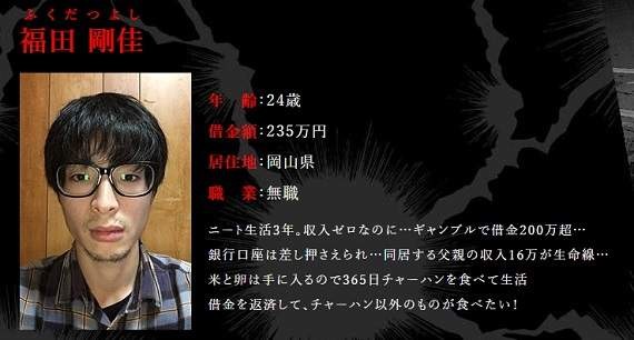 負債八億我全梭了！日「人生逆轉」節目　沒欠200萬休想上賭桌(翻攝自日本TBS電視台官網)