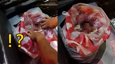 紅白塑膠袋裝肉塊「發出嗚咽聲」　菲國女打開驚：活生生的嬰兒！