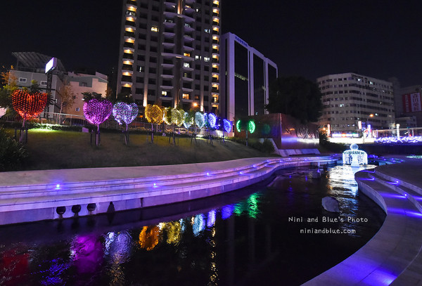 台中 柳川藍帶水岸。（圖／Nini and Blue 玩樂食記提供）