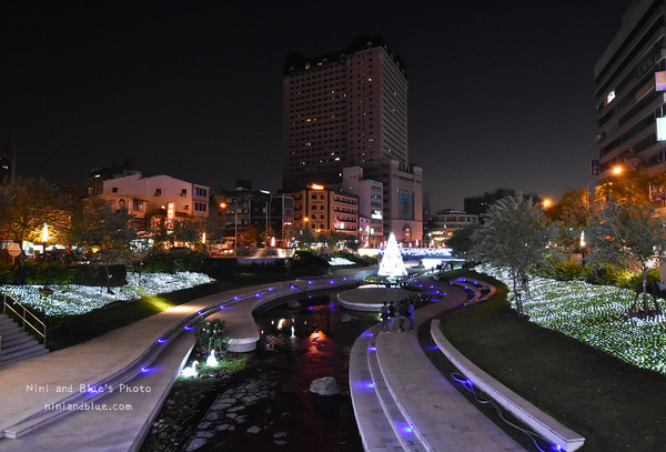 台中 柳川藍帶水岸。（圖／Nini and Blue 玩樂食記提供）