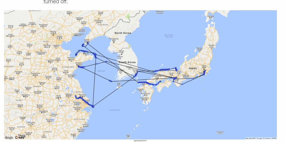 ▲▼神秘北韓運煤船，曾多次出沒在台灣。（圖／翻攝自CNN）