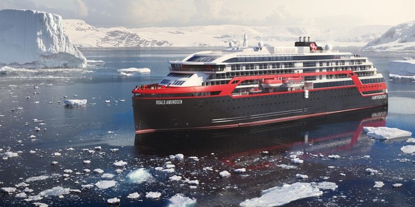 ▲郵輪MS Roald Amundsen主要行駛南極圈區域 。（圖／hurtigruten.com）