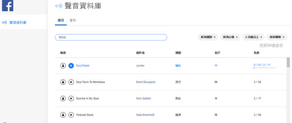 ▲為創作者提供合法配樂　臉書推出「聲音資料庫」（圖／翻攝臉書）