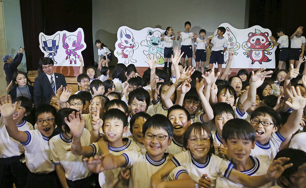 ▲▼2020年奧運吉祥物由小學生來決定。（圖／達志影像／美聯社）