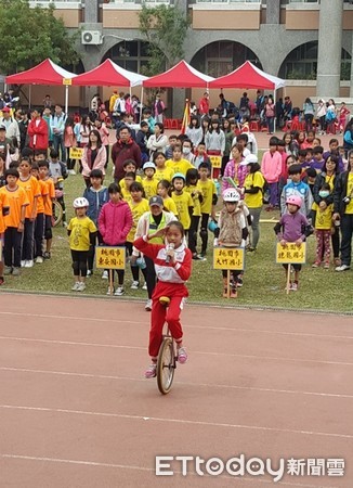 ▲106年教育盃全國獨輪車錦標賽，桃園大獲全勝。（圖／曾文敬提供）