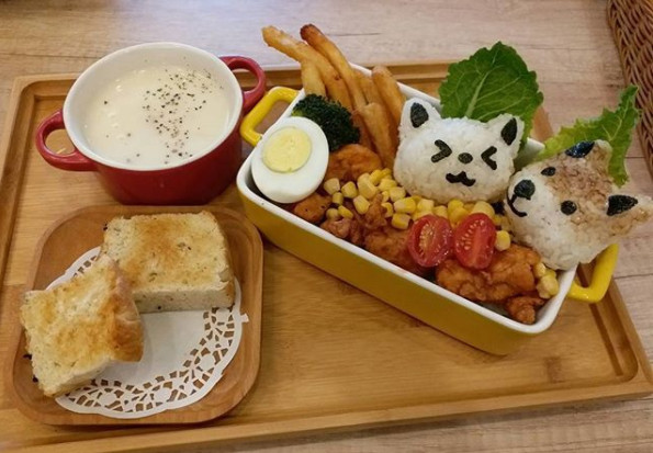 ▲▼小町日和柴犬飯糰。（圖／IG@twosarah提供，請勿隨意翻拍，以免侵權。）