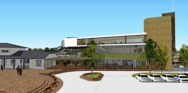 ▲台鐵斗南車站改建動工，將成「跨站式站房」。（圖／台鐵提供）