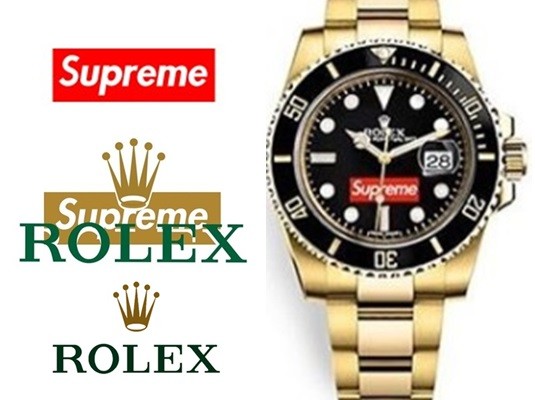 rolex and supreme