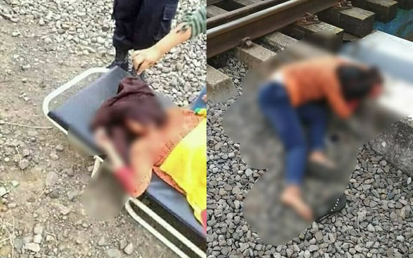 ▲為了這張自拍照　16歲少女被火車爆頭（圖／翻攝自Kejadian Hari Ini臉書）