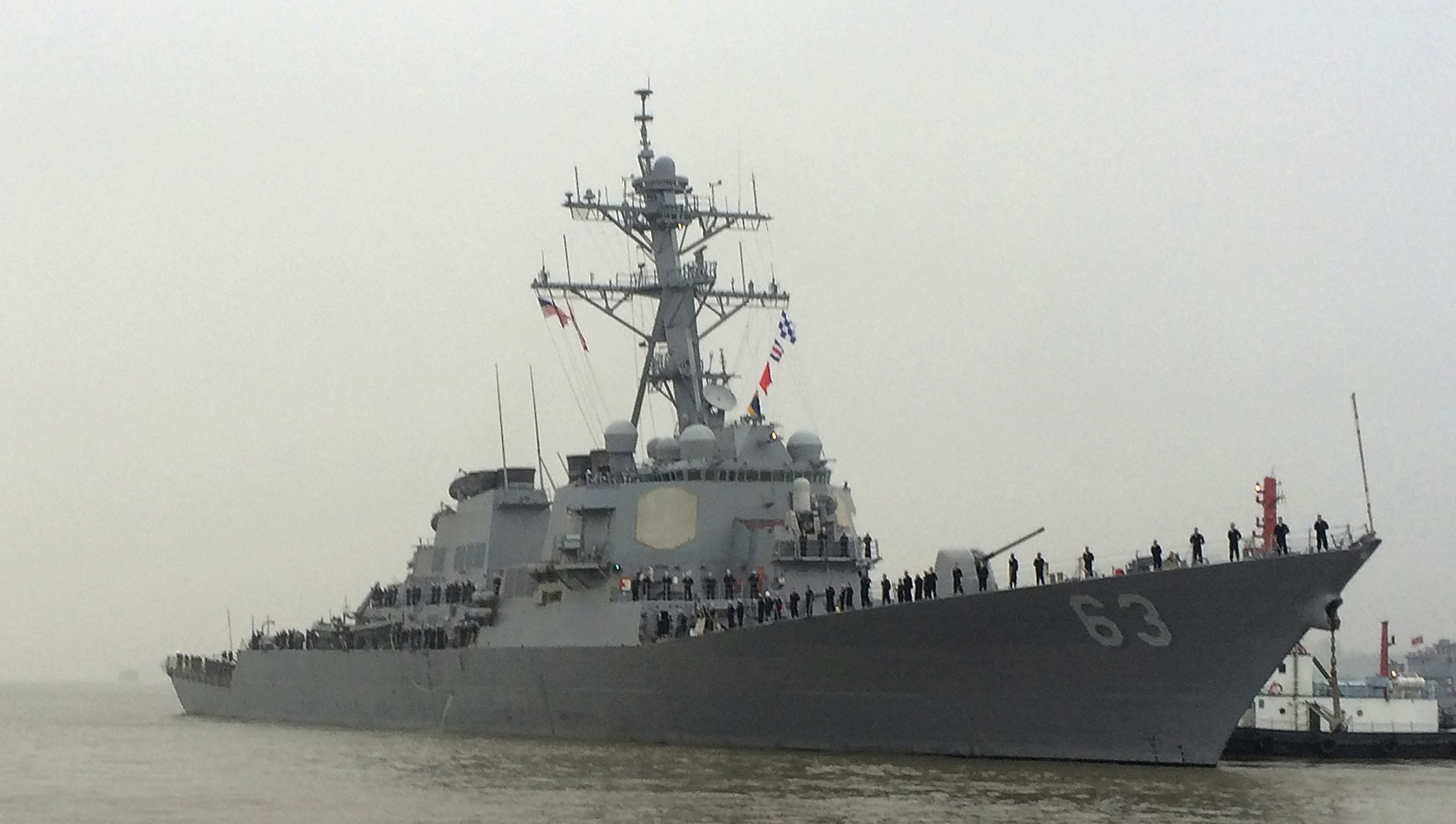 ▲▼史塔森號驅逐艦（USS Stethem (DDG-63)）是美國海軍阿利·伯克級驅逐艦的第13艘，以海軍一級軍士長勞勃·史塔森命名。（圖／達志影像／美聯社）