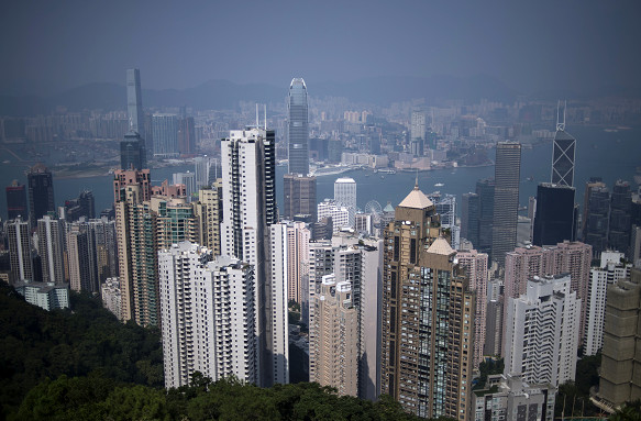 香港金融管理局14日宣佈，基本利率根據預設公式上調25個基點至1.75厘，即時生效。（圖／新華社）