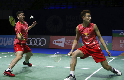 ▲▼      中國羽球男雙組合劉成（左）、張楠       。（圖／達志影像）