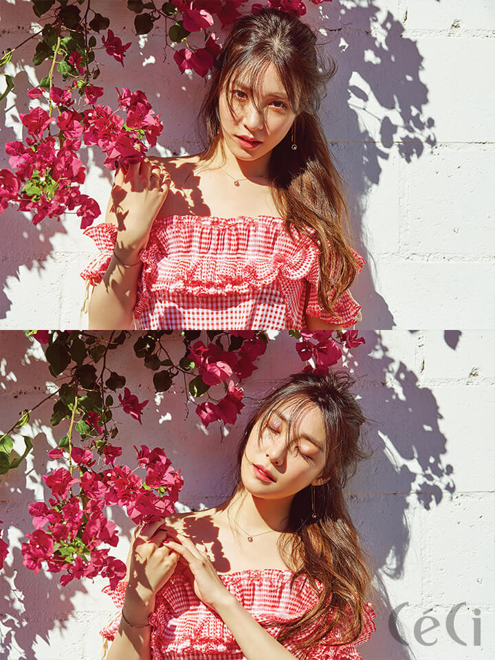 ▲Tiffany拍攝Ceci Korea封面。（圖／翻攝自《Ceci Korea》）