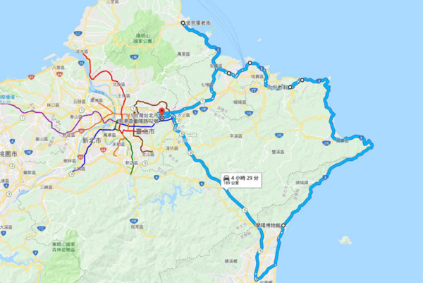 ▲上山下海說走就走！跟著V-Class來場北海岸輕旅行。（圖／翻攝自Google Map）