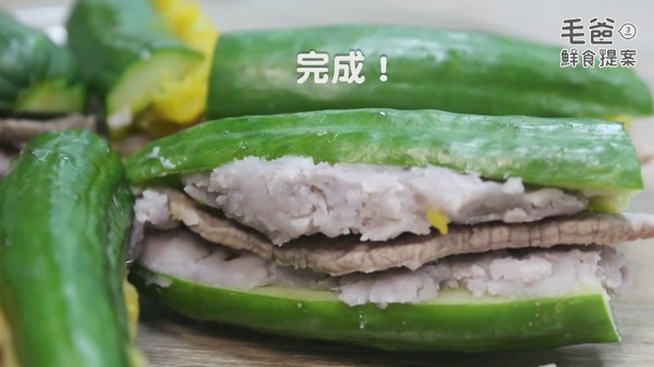 勁脆VS綿密雙拼新滋味～鮮脆雙色黃瓜堡！（圖／毛起來 MaoUp）