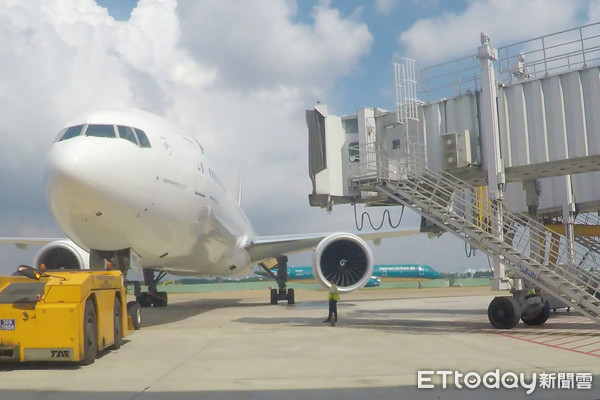 ▲飛機，停機坪。（圖／記者謝婷婷攝）