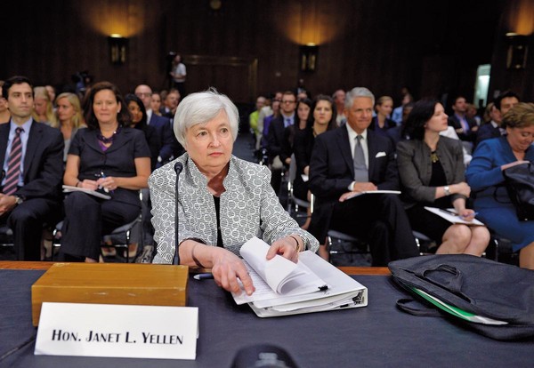 聯準會主席葉倫即將功成身退，市場預期，聯準會仍將延續2018年升息3次的時程表。（東方IC）