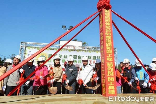 ▲中壢龍慈路延伸至台66線道開工。（圖／桃園市政府提供）