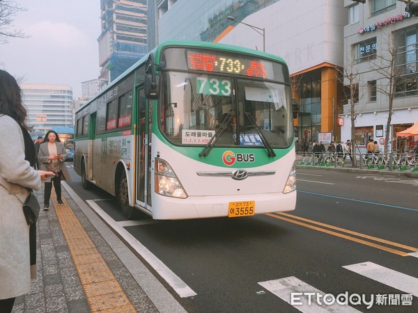▲▼韓國首爾公車，韓國巴士，首爾巴士。（圖／記者蔡玟君攝）