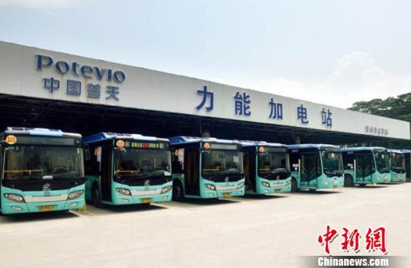 ▲▼深圳專營公車輛實現純電動化         。（圖／翻攝自中新網）