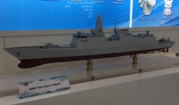中國以054A為基礎的4000噸級護衛艦，近年在國際軍武市場大力推銷。（圖／翻攝自觀察者網）
