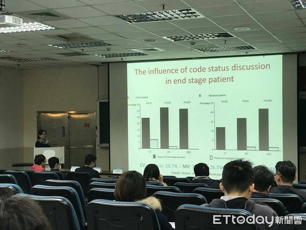 台灣急診醫學會主辦的2017冬季學術研討會中，台東馬偕醫院馬瑞菊護理長所發表的「急救後恢復自發性循環病人早期介入DNR討論與醫療資源耗用之分析」於全國眾多精英中脫穎而出，獲得口頭發表第二名。（圖／台東馬偕醫院提供）