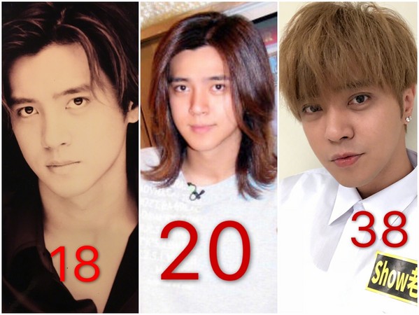 ▲▼羅志祥在微博貼出18、20及38歲的照片。（圖／取自羅志祥微博）