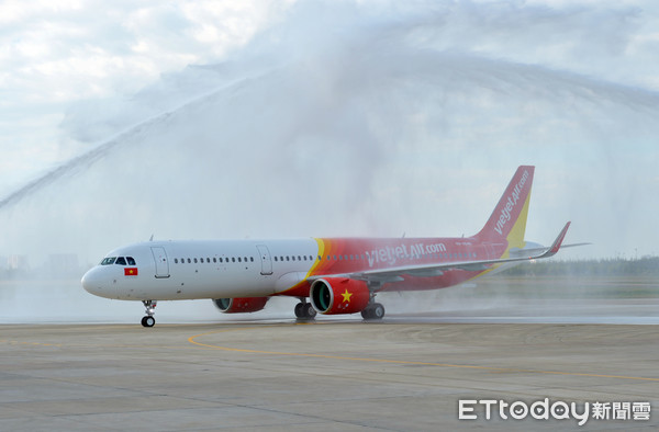 ▲越捷航空第一架A321neo交機。（圖／越捷航空提供）