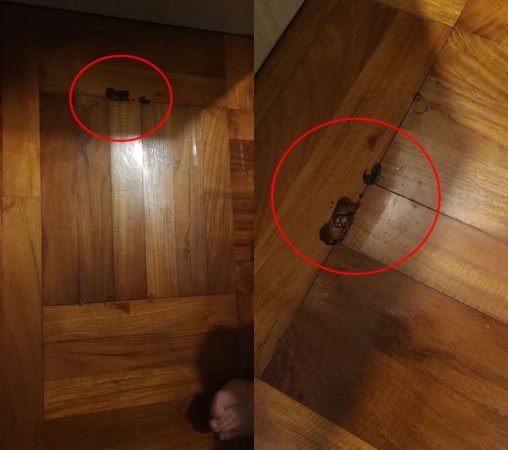 ▲▼ 香港網友發文表示，自己房間的地板滲出黑色不明液體，還發出陣陣惡臭。（圖／翻攝自「連登討論區」）