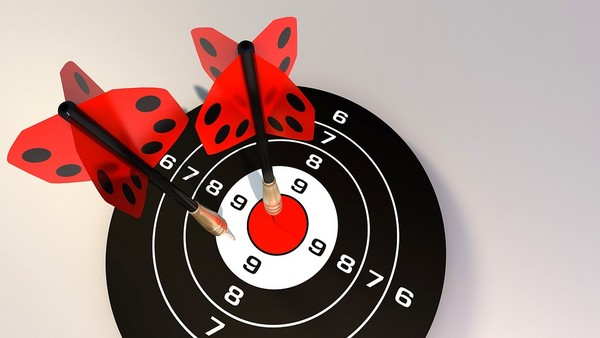 ▲目標,飛靶,射靶,靶心,紅心。（圖／翻攝自pixabay）