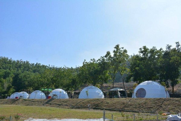 ▲鹿兒島生態露營區星空帳篷。（圖／鹿兒島生態露營區提供）