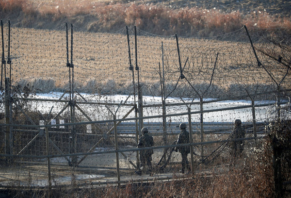 ▲▼南北韓邊界。（圖／路透社）