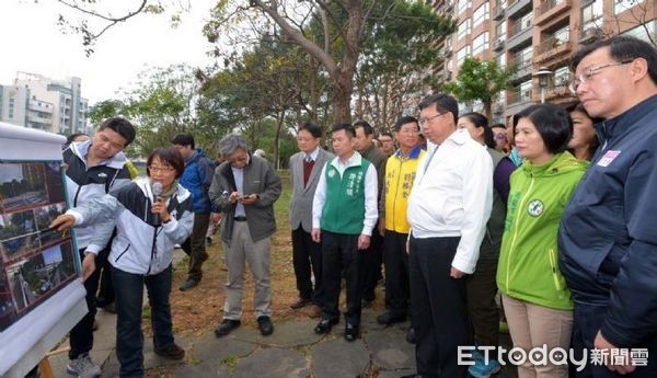 ▲桃園市蘆竹區光明郵局後方綠地，將闢建為「郵局公園」。（圖／桃園市政府提供）