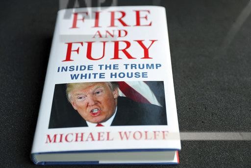 ▲沃爾夫（Michael Wolff）新書《烈燄與怒火：川普白宮揭密》（Fire and Fury: Inside the Trump White House）。（圖／達志影像／美聯社）