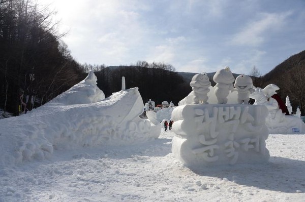 ▲太白山雪花節。（圖／태백산눈축제）