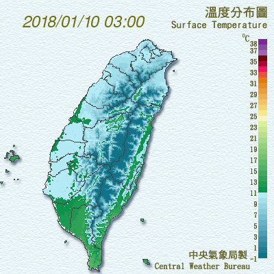 ▲▼告別雨神！寒潮爆發　全台轉乾「最冷3天」還會更低探7度。（圖／中央氣象局）
